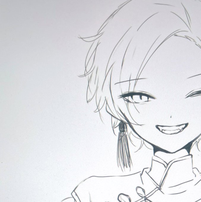 今描いてる絵( ◜ᴗ◝ ) 