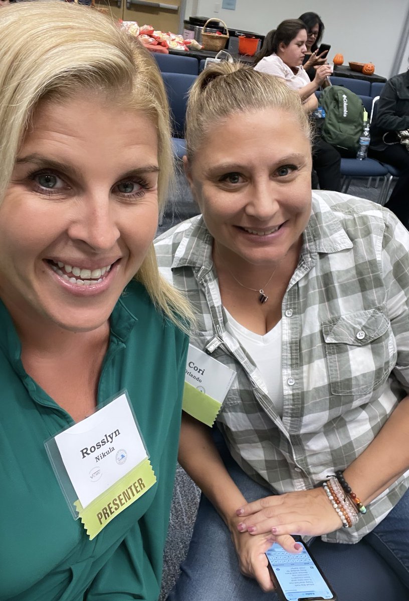 So much fun presenting at the math party with you! @CoriOrlando1 #buildingmathematicalthinkers #mathisourjam