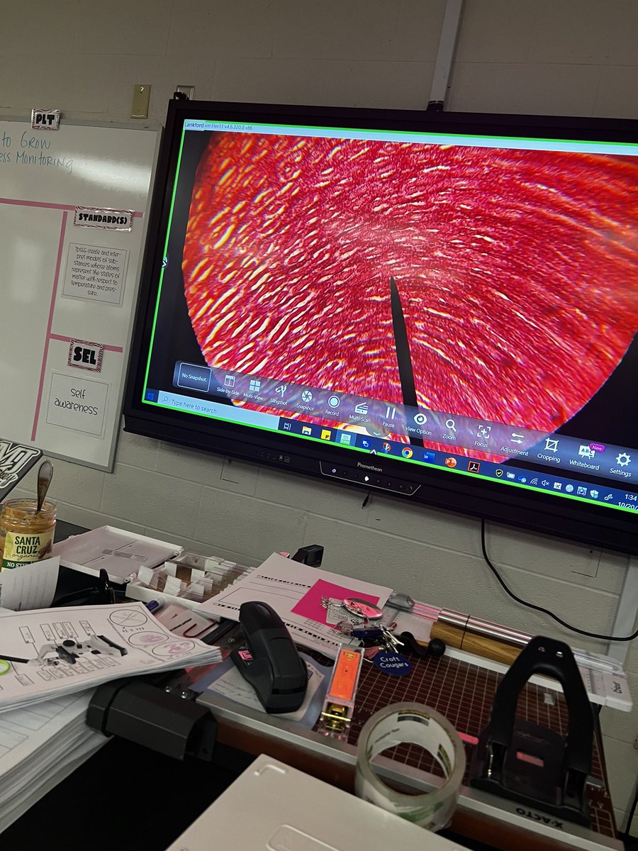 ScienceNerdGrl's tweet photo. Loved using my @thehovercam today for the first time as we begin to learn about life science. https://t.co/u83luC7nUP