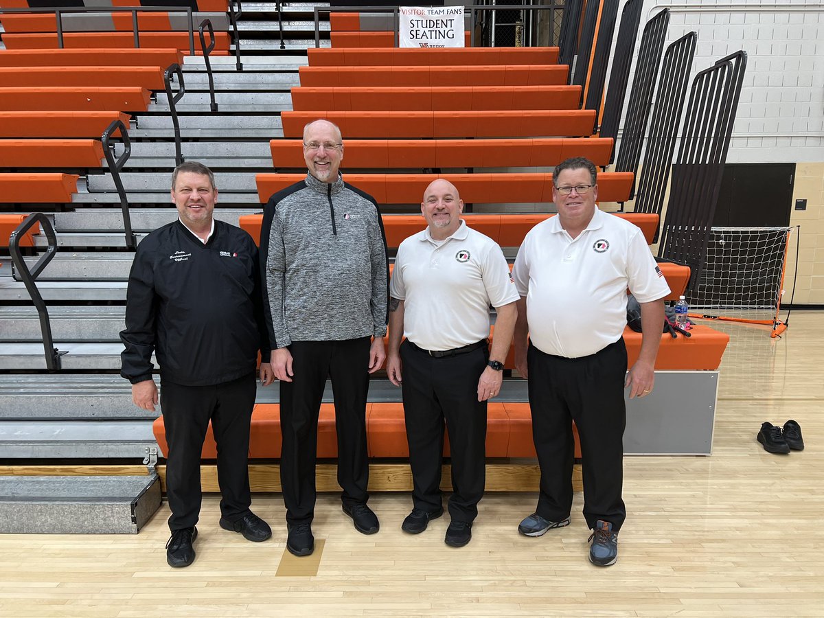 Officials appreciation week, and we caught these guys recapping after the match on things they could’ve done better, and how it went. Very well done today and all year - thank you @IGHSAU