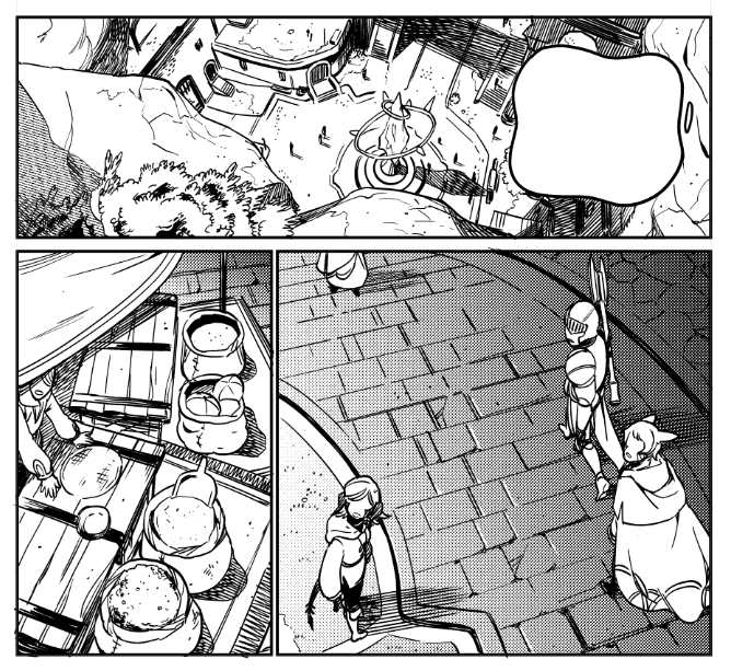 there's a lot of backgrounds this chapter...
i'm freehanding a lot of them because it's more fun for me that way
