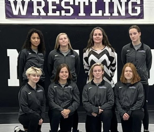First ever Cornell College Women’s Wrestling Club Team (less one member).#ramtough #wrestlelikeagirl #GirlPower