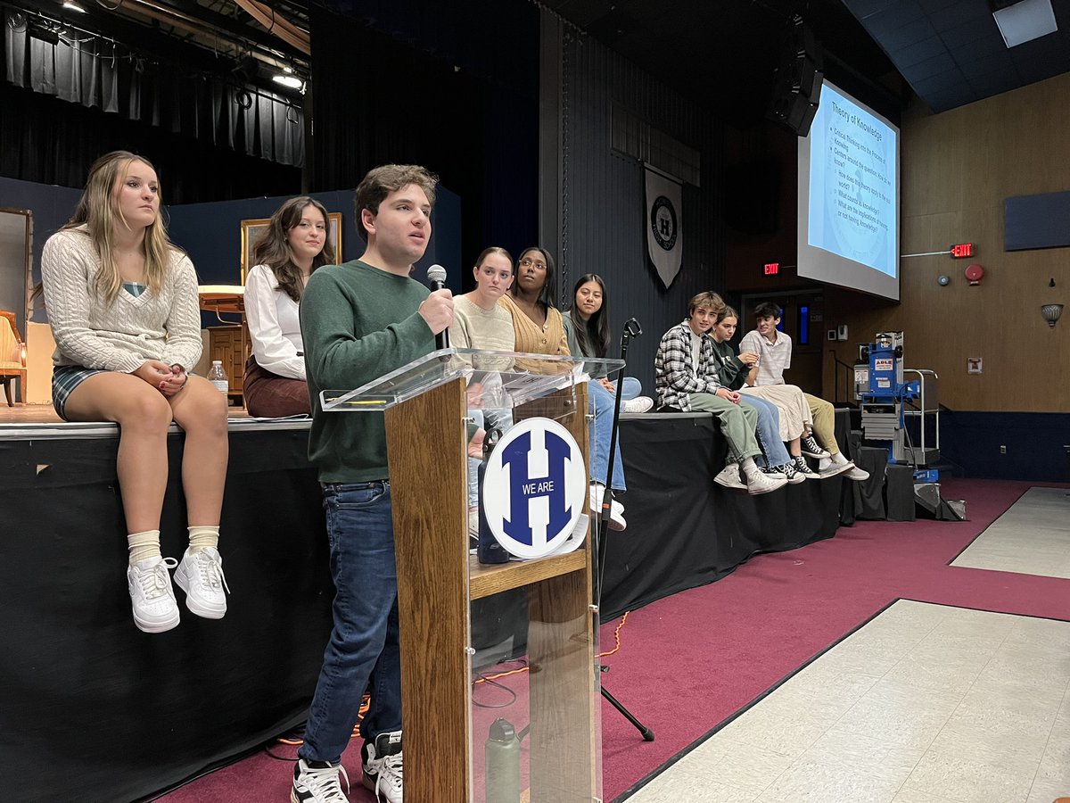 MsJenner's tweet photo. Paulina shared her CAS experiences in Costa Rica. Tyler talks Theory of Knowledge. Rachael and Tierney share their Extended Essays. #IBCore #IBOpenHouse @weareHOWELLIB @IbHowell https://t.co/w6G7mPCWq5