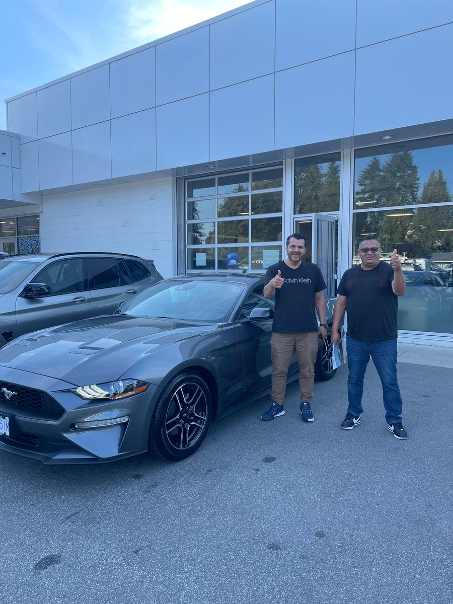 MainlandFord's tweet photo. Congrats to Samiksha’s customers, Mariano and Tony, on the purchase of this brand new 2022 Ford Mustang EcoBoost Coupe in Carbonized Grey!

Thank you for your business. Enjoy the new car! 😎👍🏼

#ford #mustangecoboost #newcarsales #happycustomer #surreybc #trotmanautogroup https://t.co/M3pzFJHsWQ