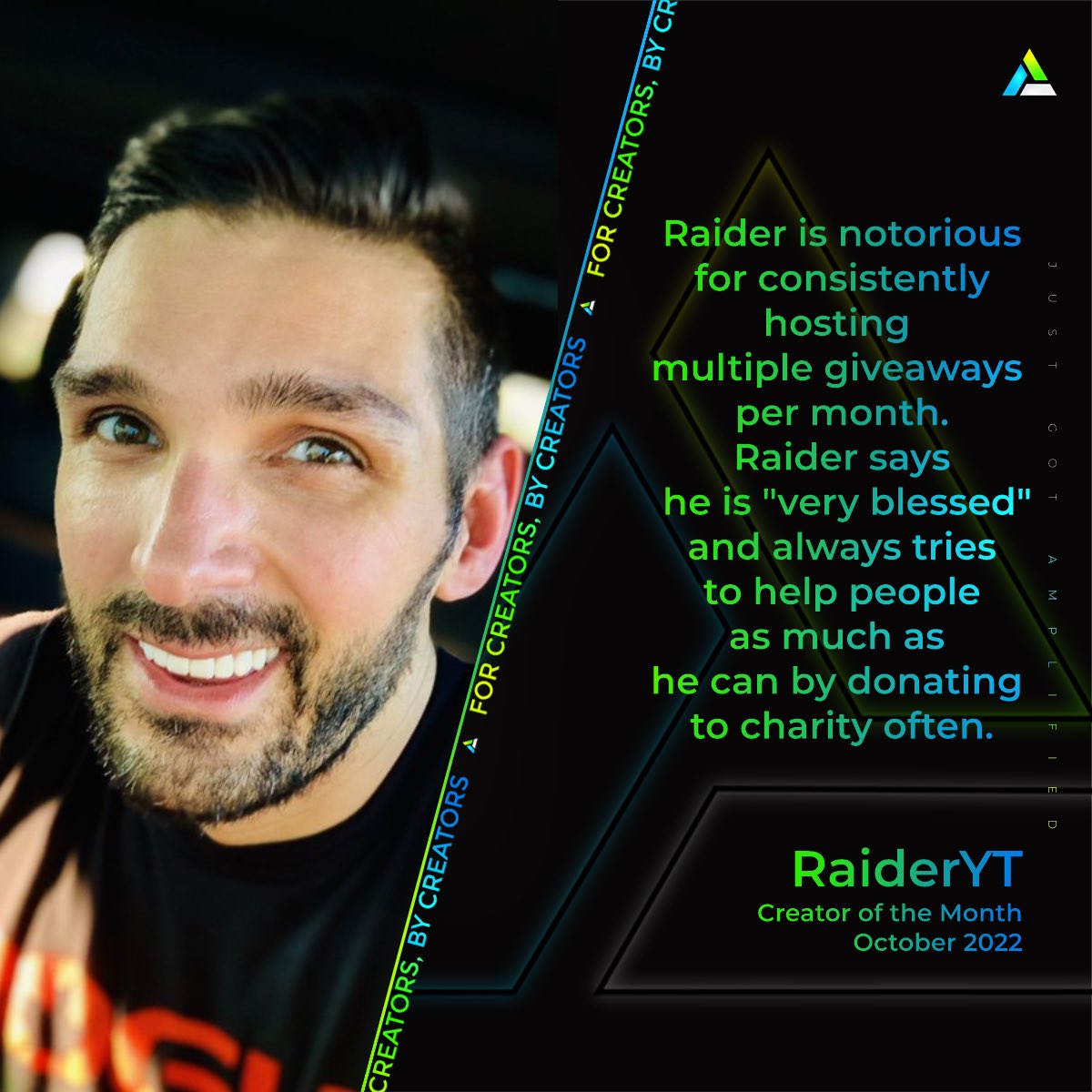 AmplifiedIM's tweet photo. Feat. @raideryt ! ππ
Raider is the holder of the most complete account in @PlayCODMobile. He is also dubbed by his community as the Diamond camo King. πππ
#ampfor2 #2at2022 #AmplifyYourself #AmpliversaryFeature https://t.co/APOxGN4aup