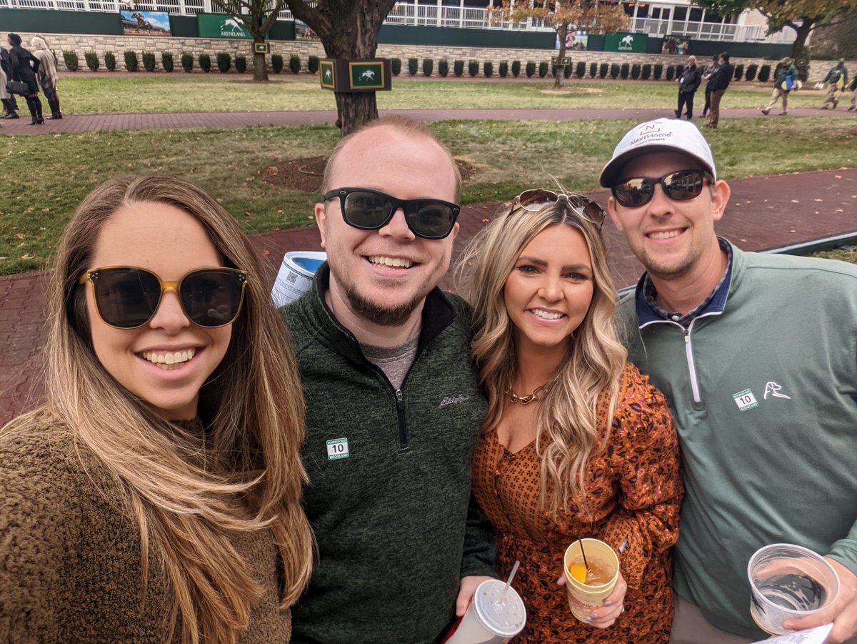 joshraymer's tweet photo. Any day spent at Keeneland is a great day 🏇

But a day spent at Keeneland with @adamIDP @aliraymer and Nat is the best day 🤩

We didn't pick any winners... but we picked winners, know what I mean? https://t.co/IuPSTYc3js