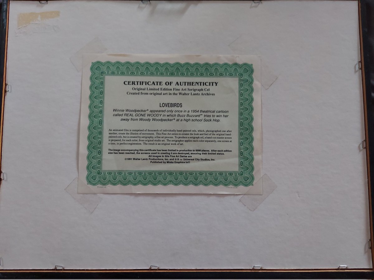 CactusInsane's tweet photo. When folks ask me what keeps me motivated to do my work and art. Have this lovely piece of animation history next to my dad, where it belongs. 

#art #animationcell #artmoots https://t.co/jDcX21ule1