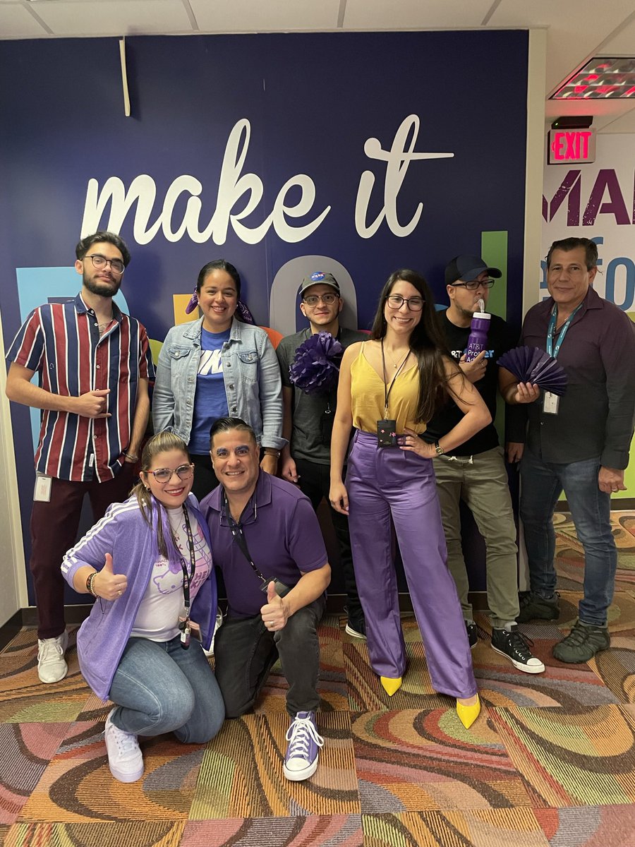 Purple Thursday, to raise awareness about domestic violence and work to end it. #BanksBosses #PurpleThursday <a href="/GonzalezOralia7/">Oralia Gonzalez</a> <a href="/Ceeport1218/">NigelPatel</a> <a href="/TonySmith4Sales/">Tony Smith</a>