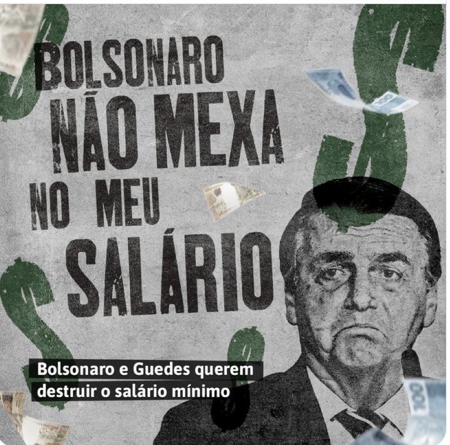 BOLSONARO NÃO MEXA NO MEU SALÁRIO