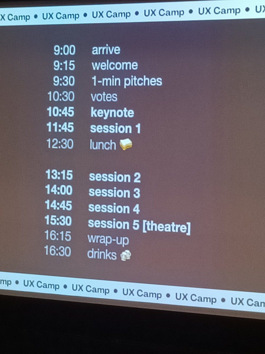 Callistra's tweet photo. Pitching time @uxcampaus https://t.co/kdiQWLX9Az
