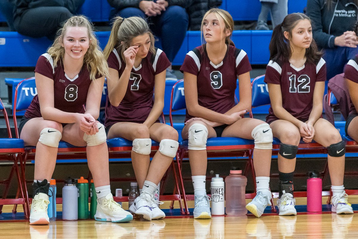 A little smile on the sideline from Wellington's <a href="/brookelehmkuhl8/">brooke</a> at Tuslaw. <a href="/DukesVolleyba1l/">Wellington Dukes Volleyball</a> <a href="/WEVSD_sports/">Wellington Sports</a>