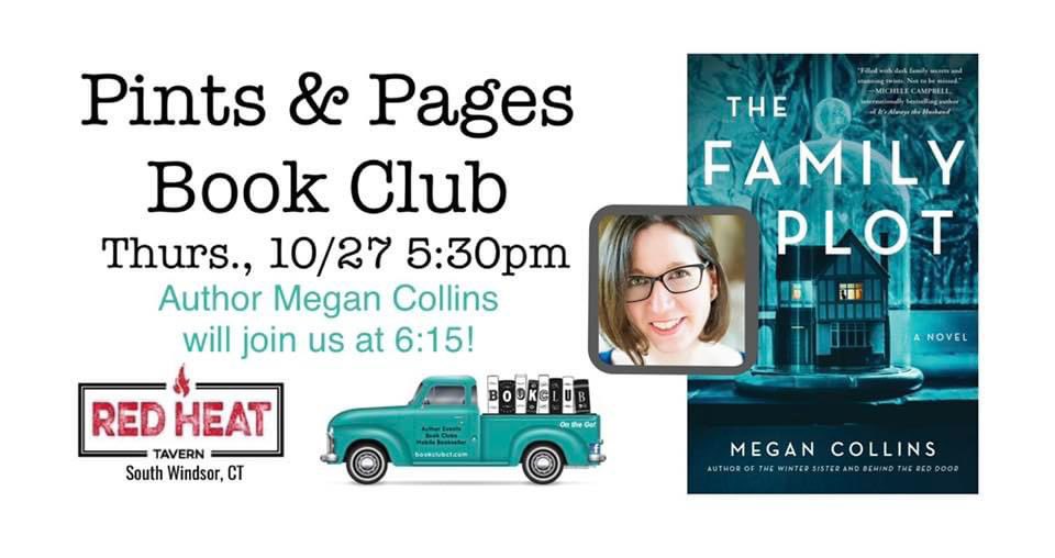 BookClubCT's tweet photo. Just one week until our event with @ImMeganCollins! https://t.co/ZsSvAQrSaz #thefamilyplot #sw06074 https://t.co/JowtbdUWU1