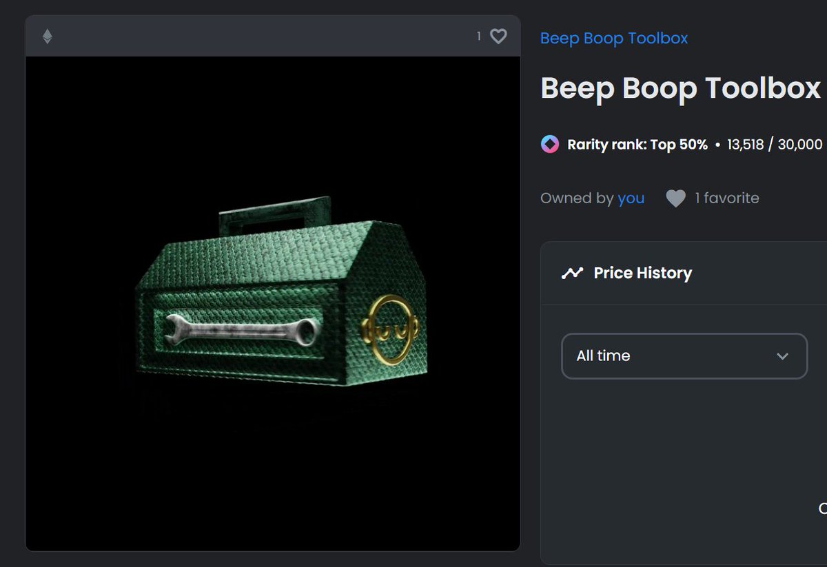 ❤️‍🔥NFT GIVEAWAY❤️‍🔥

The <a href="/BeepBoopBotz/">Beep Boop</a> community has been unreal..

So I'm giving away a Snake Skin Toolbox🐍🧰

1⃣Follow our community family duo @nft_trebor &amp; <a href="/xSaltyc123/">Salty🏴‍☠️</a>
2⃣Join #beepboop telegram: t.me/BeepBoopBotzOf…
3⃣Like + Retweet!

👀Winner @ 150 retweets🦾🤖
#NFTgiveaway