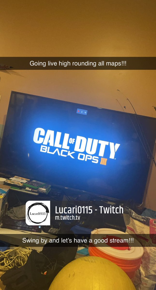 lucari0_115's tweet photo. Gong live!!! Let’s have a good stream and take it back to some BO3 high rounds!!!! 
https://t.co/HTVq1LcnKt
#twitch #TwitchStreamers #cod #bo3 
#blackops #teambecka #teamlucari0 #zombies #midwaybots #chill #fun #xbox https://t.co/PmoKxlwreS