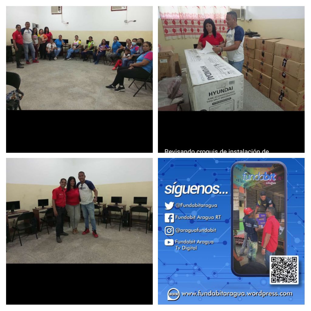 Fundabit-Cbit en acción, máxima eficiencia y compromiso. Excelente equipo!