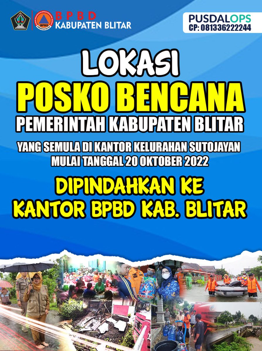 BPBD Kab Blitar tweet media