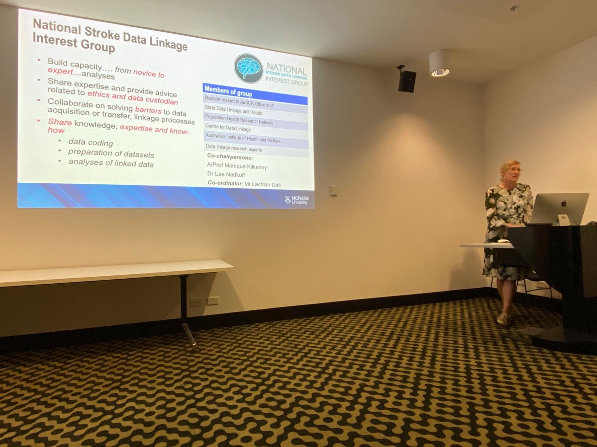 StrokeData's tweet photo. Session close by co-chair @KilkennyMonique emphasizes the importance of “collaboration” in data linkage projects. 

The National Stroke Data Linkage Interest Group is open to all researchers across Australia to promote sharing of knowledge and skills

#StrokeQuality2022 https://t.co/nJ3bOe1r2Y