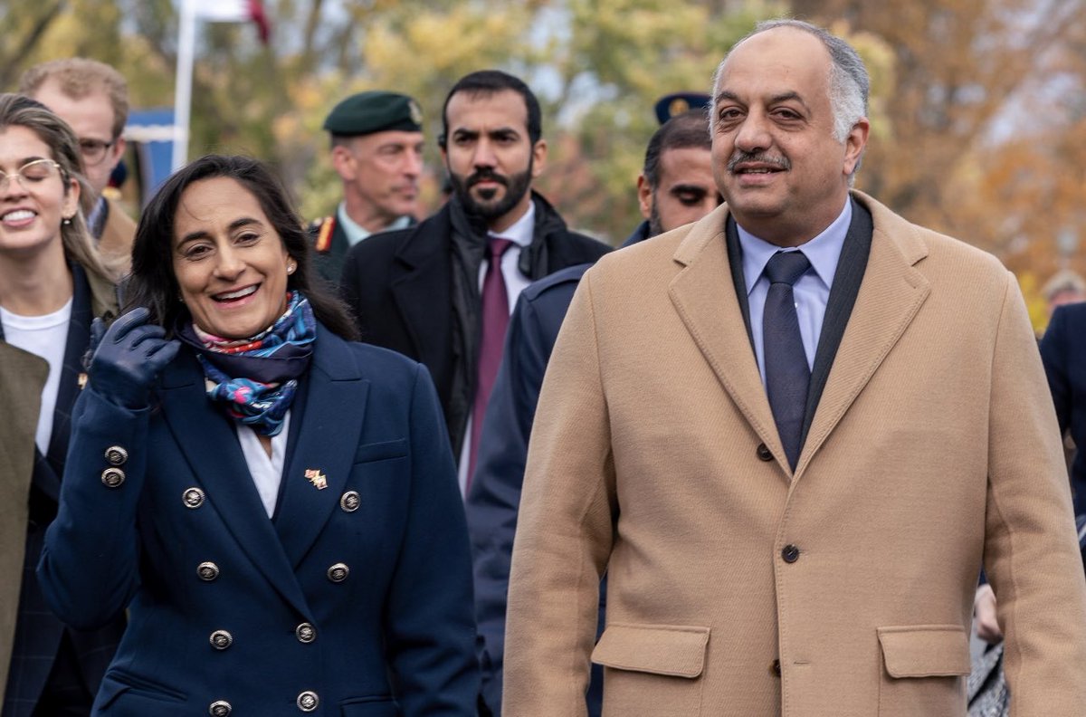 Khalid M Al-Attiya (@kbmalattiya) on Twitter photo Today I was delighted to meet with Canada’s Defense Minister <a href="/anitaanandmp/">Anita Anand</a>, where we discussed potential defense cooperation between the two countries. I appreciate your hospitality and would like to specially thank the RMC St-Jean cadets for their excellent performance. Today I was delighted to meet with Canada’s Defense Minister <a href="/anitaanandmp/">Anita Anand</a>, where we discussed potential defense cooperation between the two countries. I appreciate your hospitality and would like to specially thank the RMC St-Jean cadets for their excellent performance.
