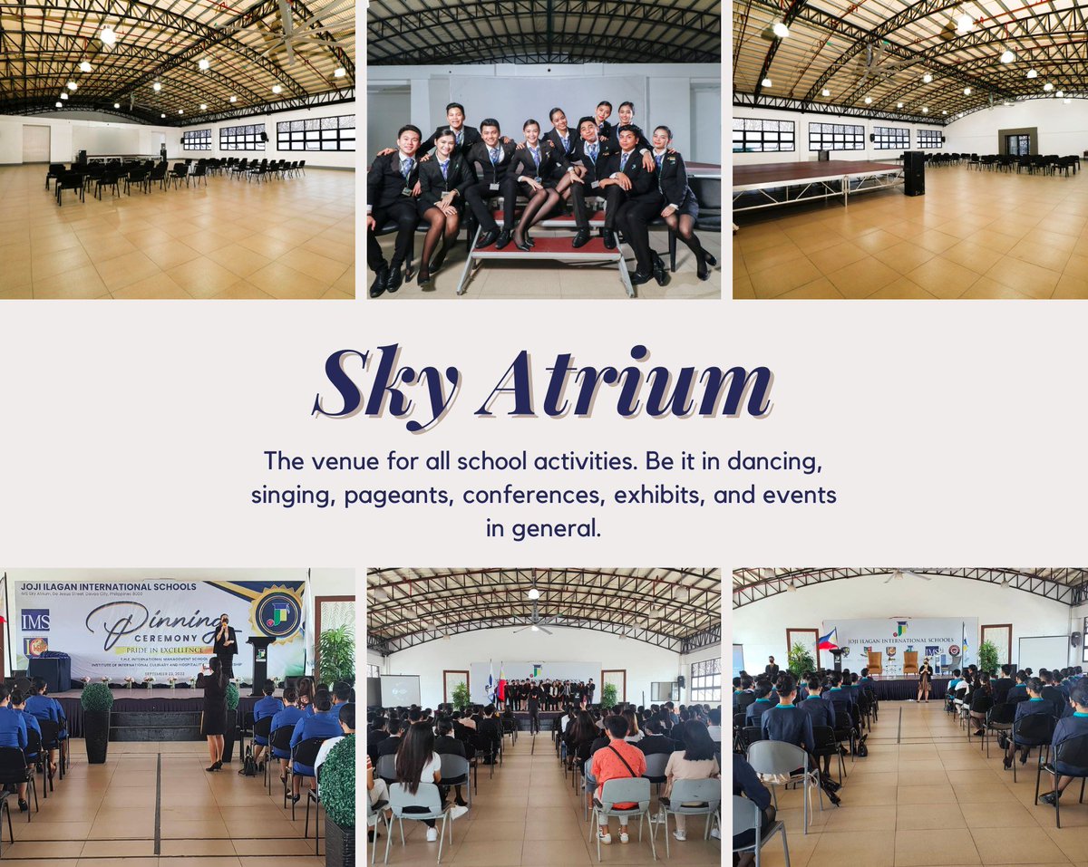 theimsph's tweet photo. THE IMS SKY ATRIUM!

Be it dancing, singing, pageants, conferences, exhibits, or events in general, the Sky Atrium has been there through it all. ..

Check more 👉https://t.co/t2Yixnt4Ph
#ProudlyIMS #trulyinternationaltrulyglobal #TourismSchool #HospitalitySchool #CulinarySchool https://t.co/gmQ9gbv7JI