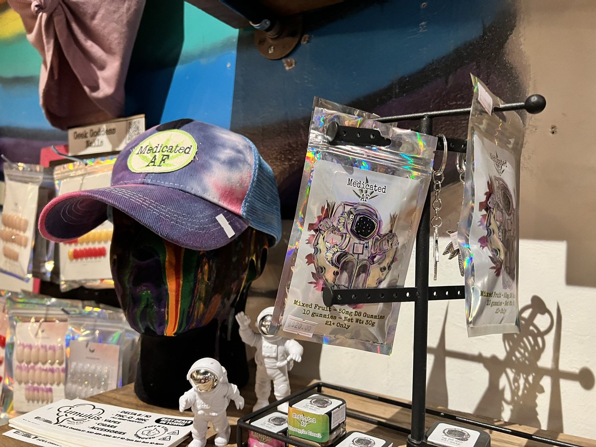 fantaitsathing's tweet image. Stop in and grab some gummies before they’re gone again 🤪 #medicatedaf #cannamom #legalcannabis #relax
