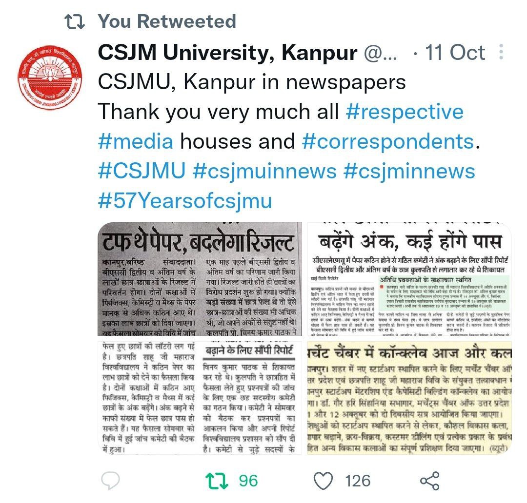 Anurag035994433's tweet photo. #Csjmuupdatebscresult
#updateresult
What is this ???
First U tell paper is out of syllabus and hard then U deny . 😂😂😜
@vpathakin @AnshulVidyarthi @CSJM_University @JagranNews @AmarUjalaNews @myogiadityanath @myogioffice @anandibenpatel @PMOIndia @vpathakin https://t.co/GoWR35ZSBZ