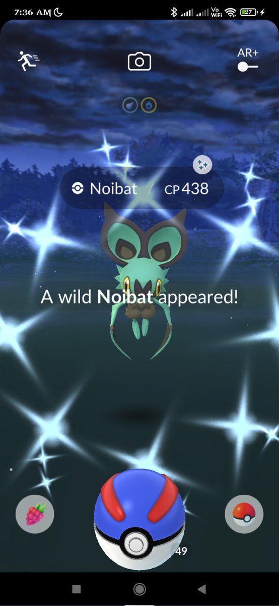 SamShezy's tweet photo. #PokemonGo #HalloweenEvent #ShinyNoibat #WildShinyNoibat ✨ https://t.co/8zNZI1TwEQ