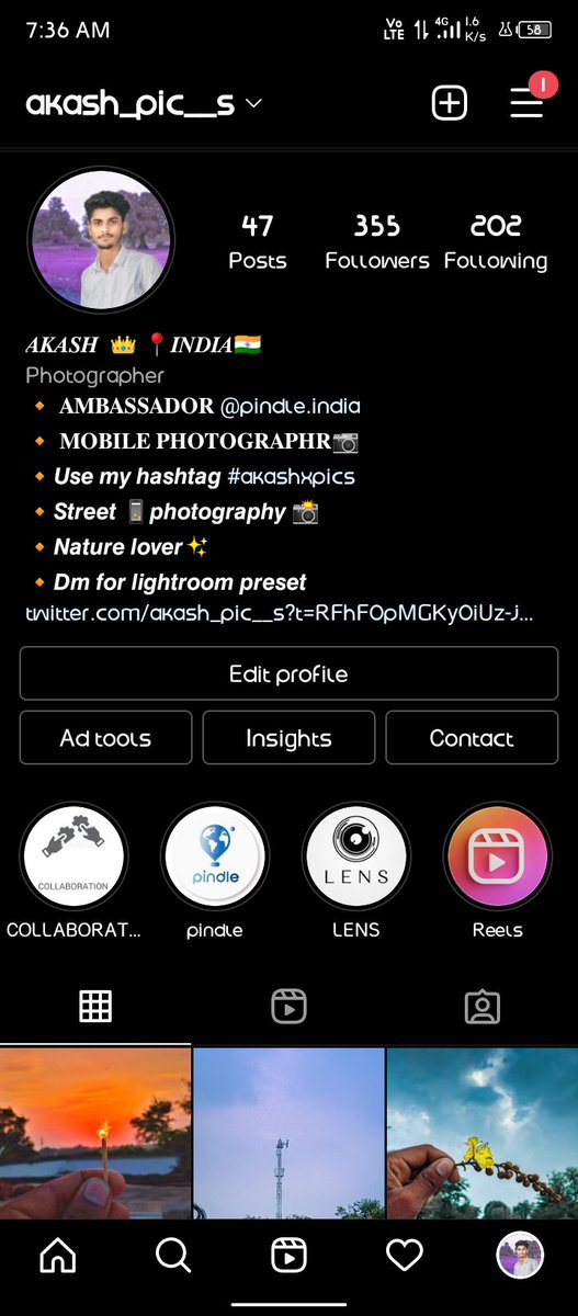 Jinhone mujhe Instagram me follow nhi Kiya hai vo mujhe Instagram me follow kare follow back jarur milega 💫
My insta I'd link
instagram.com/akash_pic__s/
