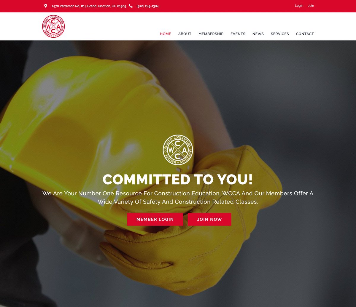 McCawMedia's tweet photo. We're excited to to share the latest website build at Melinda McCaw Media for Western Colorado Contractors Association! This one has a lot of complex and very cool functionality for members! Check out their new website at https://t.co/qLuahaKlip to learn more about their services https://t.co/IiOhdS1Rsm
