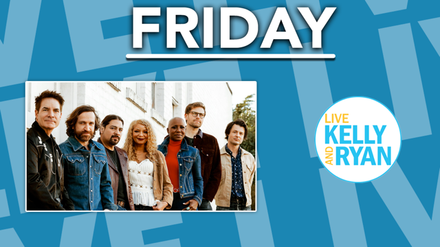train's tweet image. Doing TGIF right tomorrow on @LiveKellyRyan! Tune in at 9am local to watch us perform “AM Gold” 📻💛