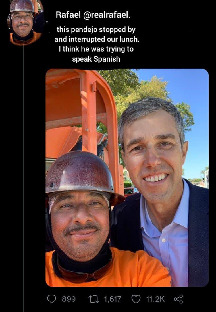 CoolHand8271's tweet photo. @BetoORourke https://t.co/vF1Wif6kLG