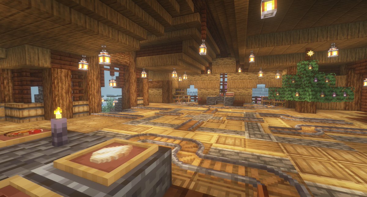 OasisHomeMC's tweet photo. Minecraft #buildtober Day 19 - 🌲Cozy Snow Cabin ❄️ https://t.co/inpm9HaIiZ
