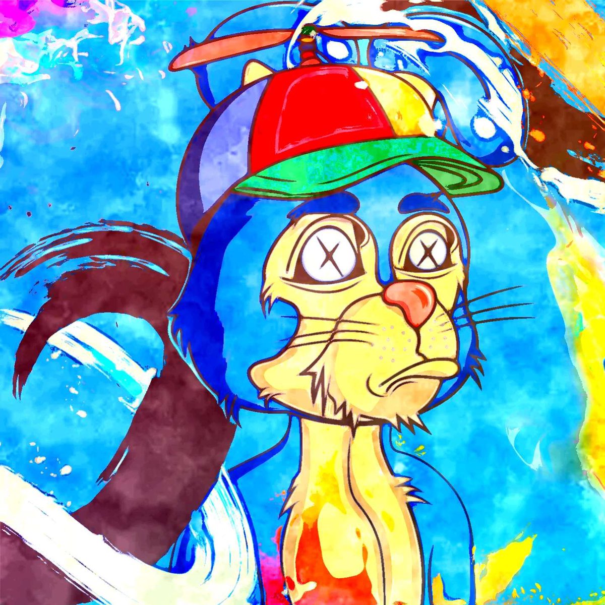 ImDiDi6_6's tweet photo. Shout out to the amazing @NyteWolf503 on this amazing masterpiece. You said you were going to snap on it… but I didn’t think snapping my neck. It’s an honor to have you apart of the @BTFDRabbits #letsgrow #carrots #NFT #NFTcommunity https://t.co/Gb61J2nPTb