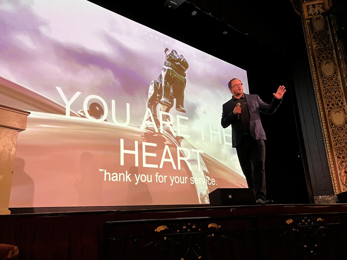 VolvoGroupHAG's tweet photo. Volvo Group celebrates dedication and service. Retirees and milestone achievers tonight at #marylandtheatre #rhubarbhouse #builtbypeople #volvogroup #wearetheheart https://t.co/cmuijmI8Fa