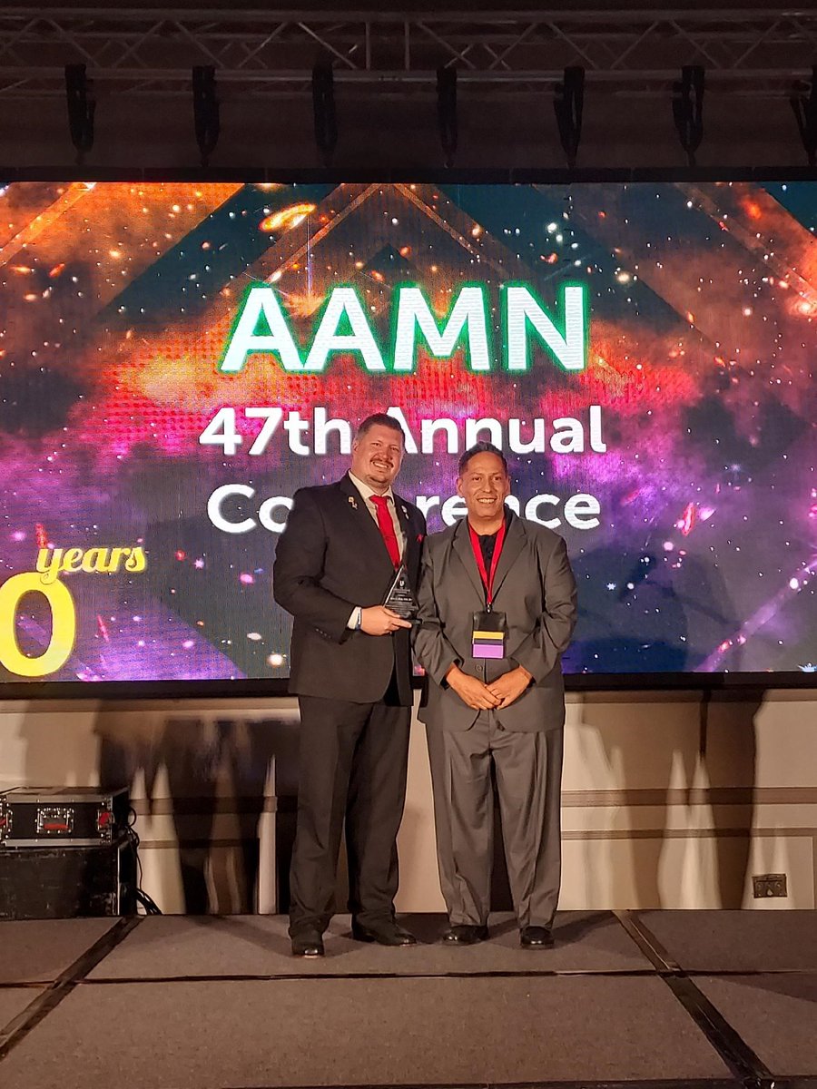 DrVincentRamos's tweet photo. Congratulations to all tonight's award winners at the 47th @AAMN_Nursing Annual Conference! @ANAPresident @BlakeKSmithRN @DukeU_Nursing #aamn @MichaelWardRN https://t.co/k4RqkQ1XuZ