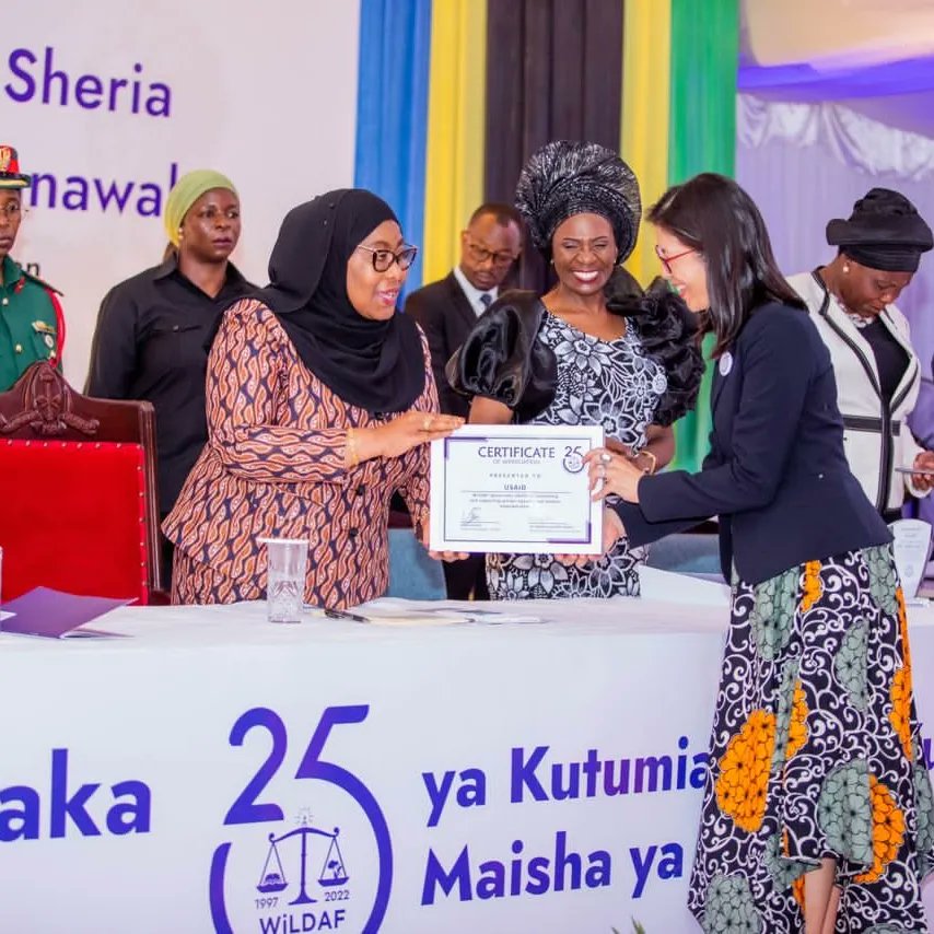 WiLDAFTz's tweet photo. WiLDAF presented Honorary Awards to its long standing partners who have been supporting WiLDAF for over a decade now during its 25th Silver Anniversary.
#WiLDAF25
#25YearsOfWiLDAF
#Miaka25yaWiLDAF https://t.co/M3vk007AAw
