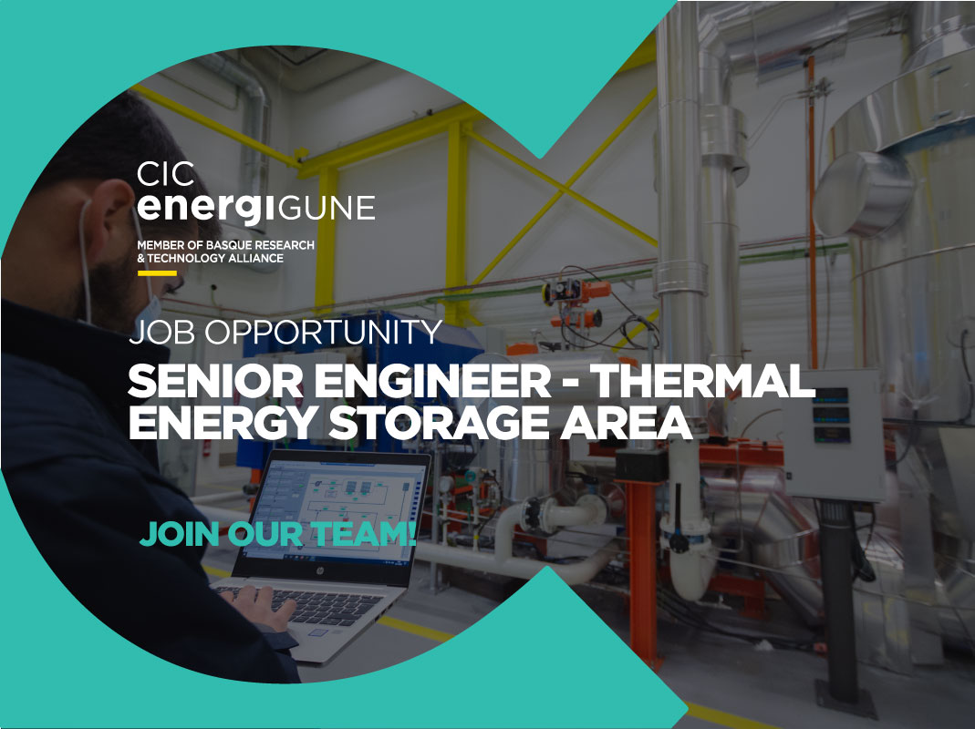 📣#JobOpportunity | #Hiring Join our integrated & enthusiast center as 𝐒𝐞𝐧𝐢𝐨𝐫 #𝐄𝐧𝐠𝐢𝐧𝐞𝐞𝐫 to contribute to the #research line of #thermal mgmt. technologies for #batteries🔋& power electronics. 😏Want to know the advantages of joining us?👇 cicenergigune.com/en/employment-…