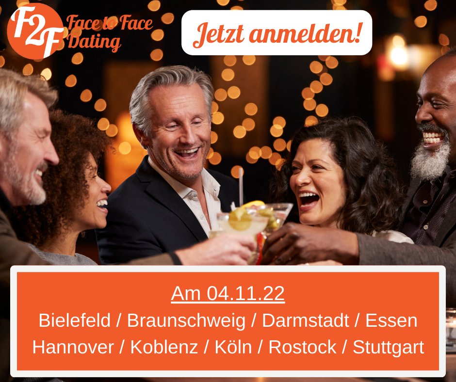 F2Fdating's tweet photo. Barhopping für Singles in unterschiedlichen Altersgruppen!🚨20-65 Jahre🚨
Jetzt anmelden: https://t.co/Z6jECauwCY
#Bielefeld #Braunschweig #Darmstadt #Essen #Hannover #Koblenz #Köln #Rostock  #Stuttgart #partnersuche #partnersucheab50 #singletreffen #ü50 #traumpartnerinfinden https://t.co/JTFdNyCIAT