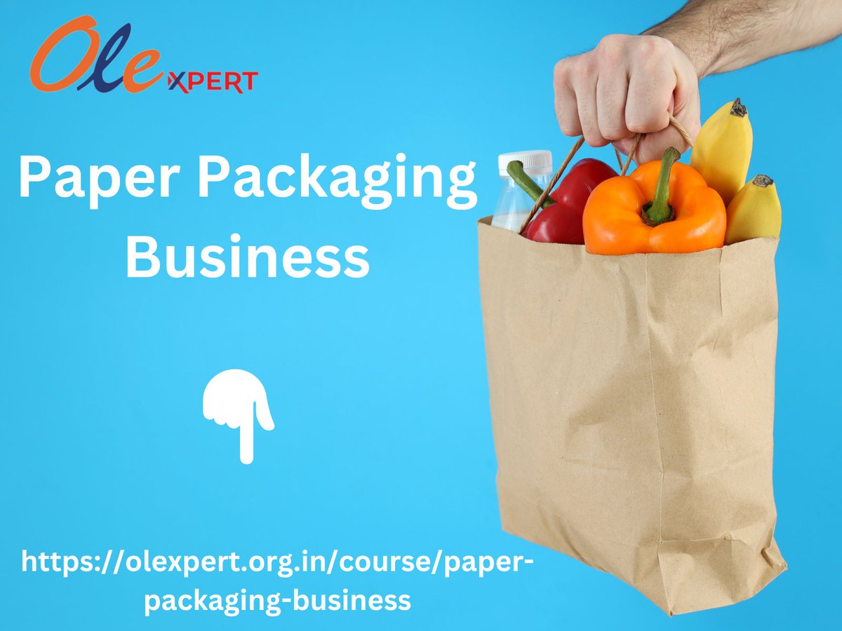 UrueTet's tweet photo. Paper Packaging Business

 If you are looking for a business idea that is environment friendly and can be started with a little investment then this course by Institute for Industrial Development can help you gain profit with minimal investment. https://t.co/yUEM1qjpx6 https://t.co/6w2CzT0EbQ