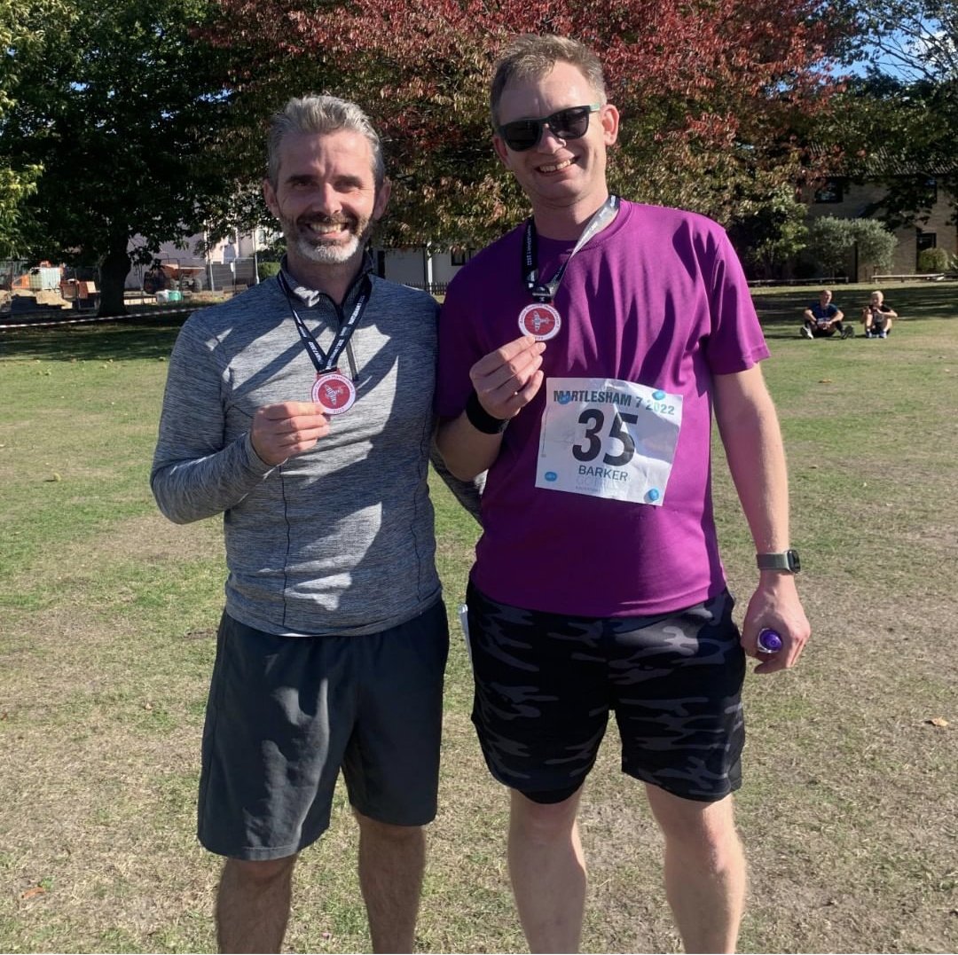Good luck to Rob and James who are running the <a href="/runforall/">Jane Tomlinson’s Run For All</a> #IpswichHalfMarathon this weekend.
