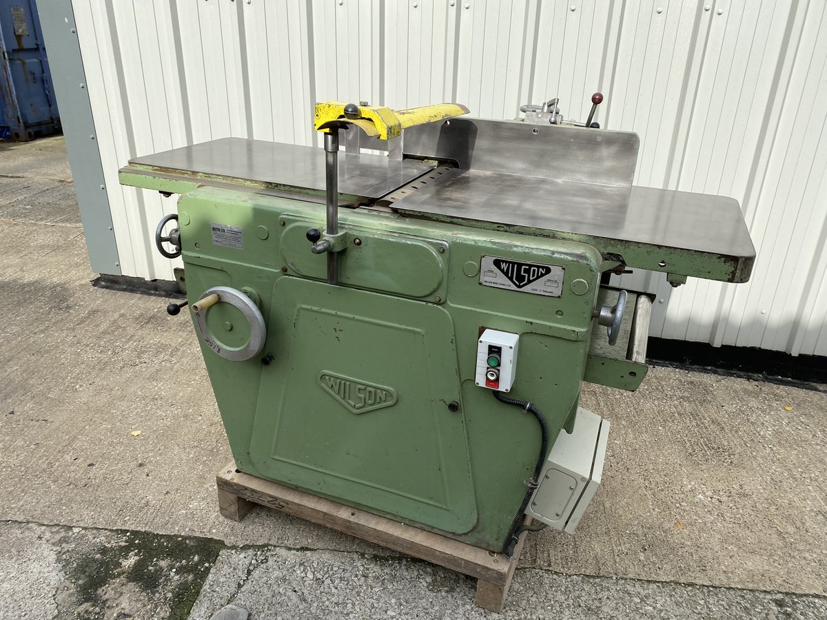 LNC_Machinery's tweet photo. Wilson 18 inch planer thicknesser DC Braked more information is available on the link below.

https://t.co/VapiD3DP1z

#wilson #woodworking #woodworkingmachinery #wadkin https://t.co/tzjwHN4gUJ