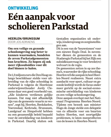 We doen het niet alleen voor onze wijken in Heerlen-Noord. We doen het ook voor vergelijkbare wijken in de rest van de stad, streek en provincie. #Heerlen #Parkstad #Limburg