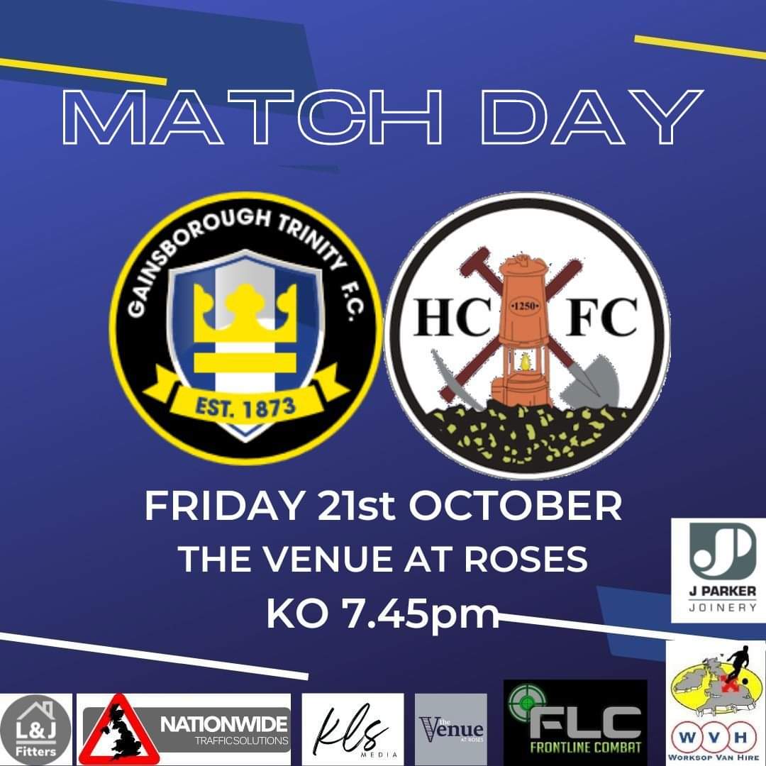 GTFCU21's tweet photo. MATCH DAY
🏆 @NMDFL
🆚 @HCIFC
🏟️ The Venue at Roses
⏰ 7:45 Kick Off
💷 £3 | £1 (Cash only)*
🍔 Burger Van Open 
🍺 Bar open 

* @GainsTrinityFC season ticket holders get in half price 

Match Sponsors: Frontline Combat JParker Joinery https://t.co/27U6CeY4Te