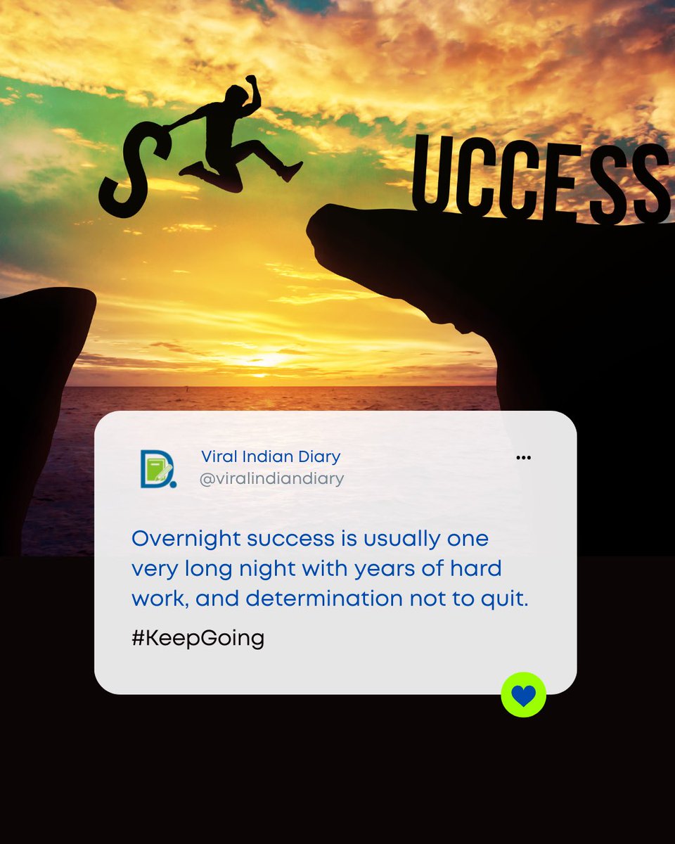 #Success | #KeepGoing

#successquotes #successmindset #viralindiandiary