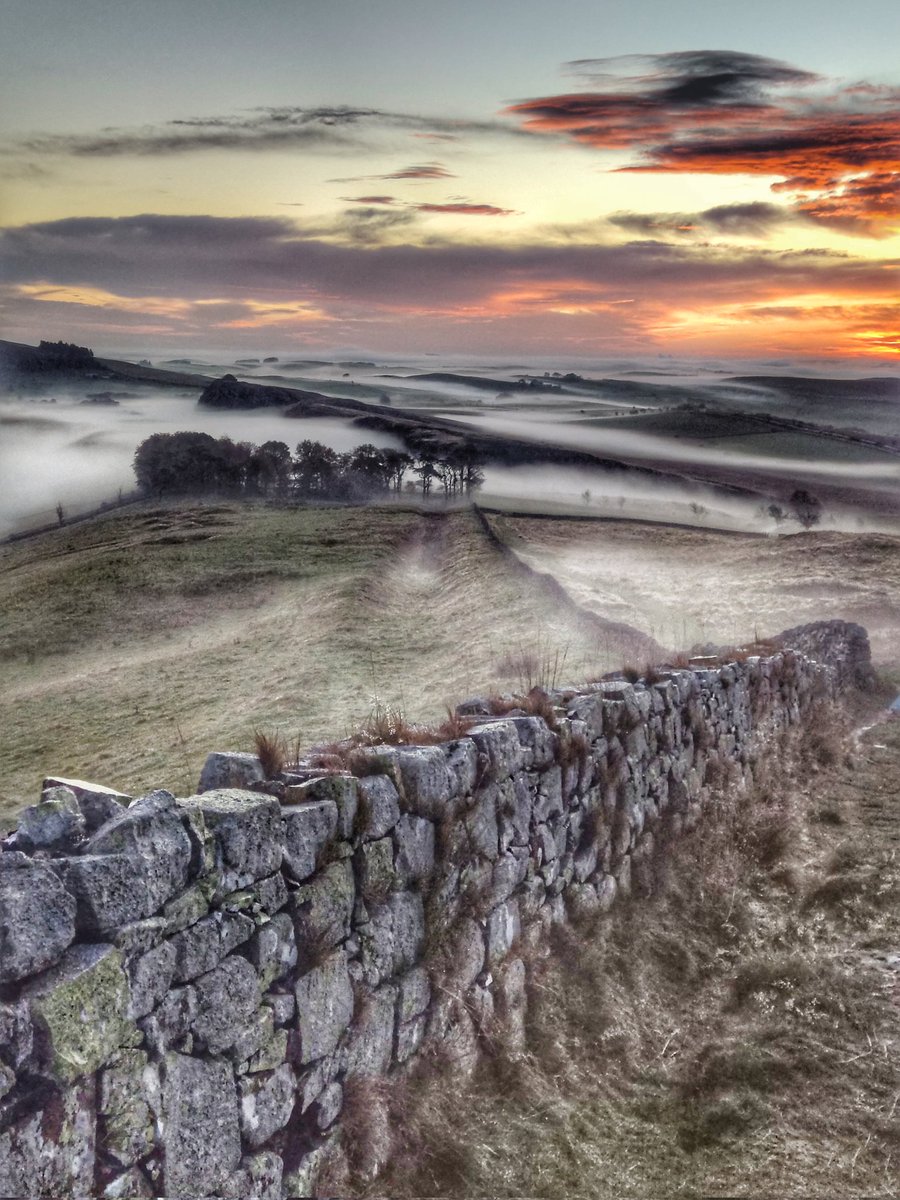 A cold start on #hadrianswall #nationaltrail