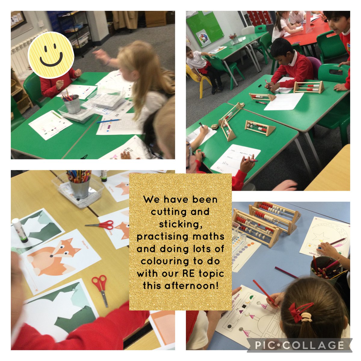cashprimary's tweet photo. In the afternoons we have a variety of activities out for Year 1. They have been cutting and sticking, practising their number bonds to 10 and lots of colouring! #getlearning #continuousprovision #year1 https://t.co/MOrUp1bSKE