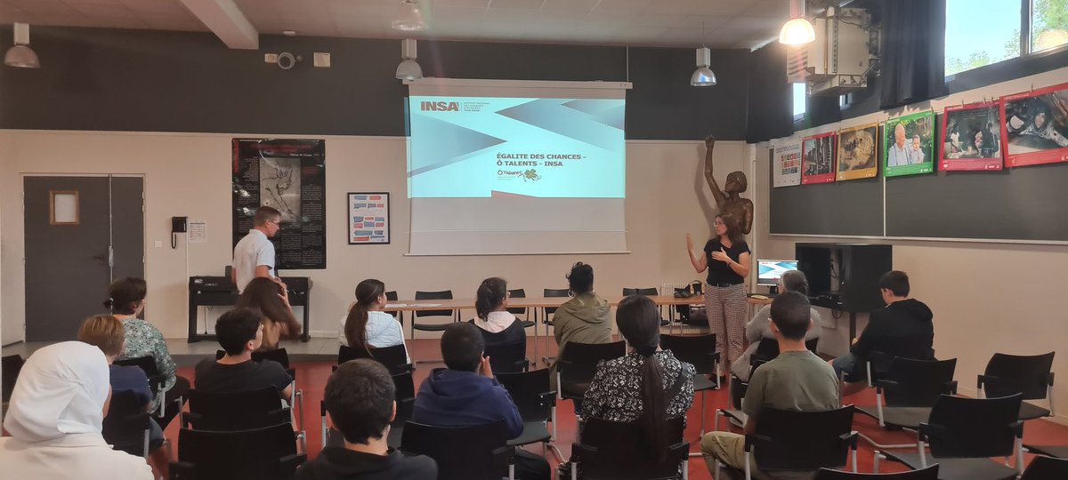 Au <a href="/Clg_OdG_82/">Collège Olympe de Gouges - Montauban 82</a> : Favoriser l'accès pour tous à l'enseignement Sup.💯 #égalitédeschances grâce à notre partenariat avec l'<a href="/INSAToulouse/">INSA Toulouse</a> #cordéesdelareussite Ô Talents 👏 <a href="/actoulouse/">Académie de Toulouse</a> <a href="/MostafaFourar/">Mostafa Fourar</a> <a href="/DSDEN82/">DSDEN 82</a> <a href="/EducPrio_AcTlse/">Education Prioritaire Académie de Toulouse</a> <a href="/Educ_Nationale/">EducationNation</a>