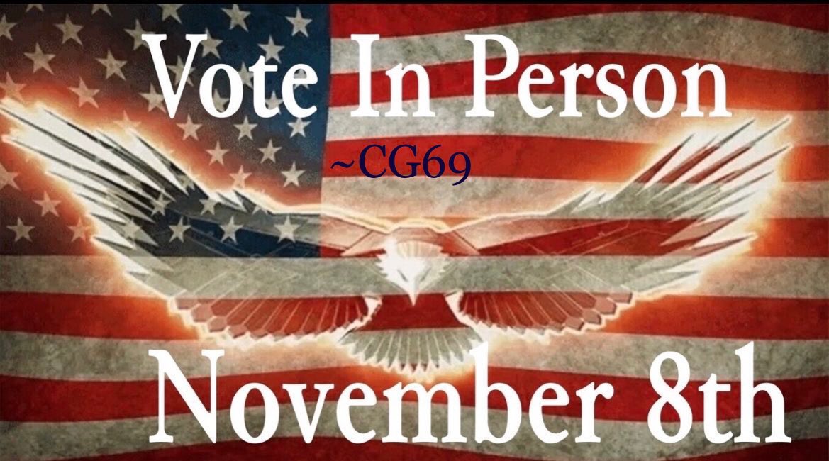 mickitiki's tweet photo. Don’t fall for the democrats schemes …vote in person.💥💯🇺🇸🇺🇸 https://t.co/Qj0I0ROssp
