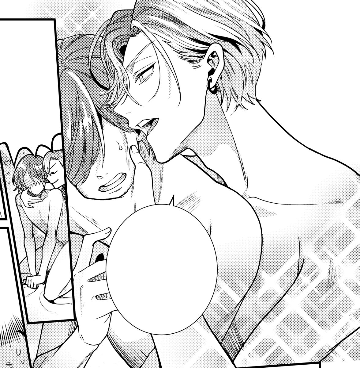 これがこーなる😋(←タチ男優の時 ネコにされちゃってる時→) 