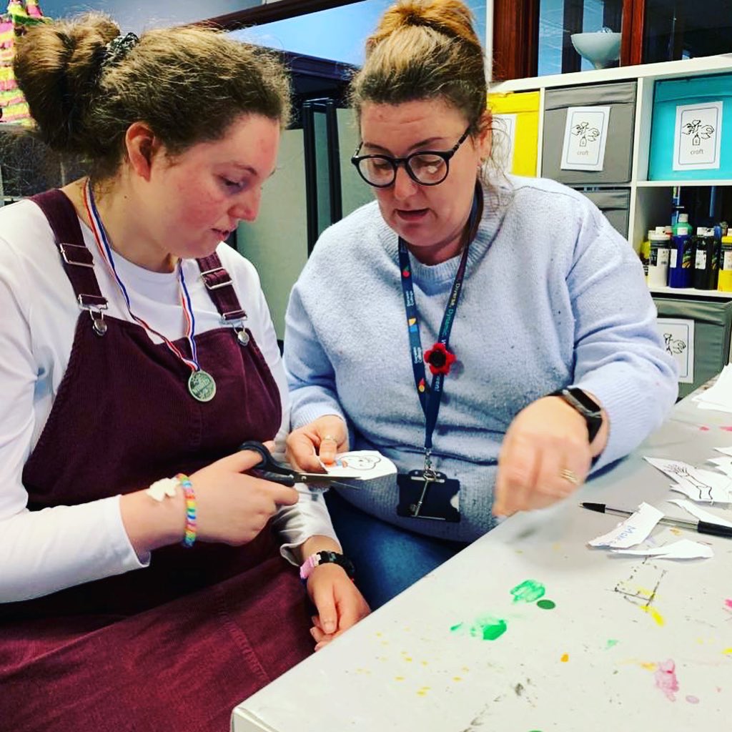 DcStudies's tweet photo. Macy has been getting into the Halloween spirit. All activities explored were based on an old classic ‘Funny Bones’. 

#halloween #learningforlife #skills #storytime https://t.co/7dCkKtBBRU