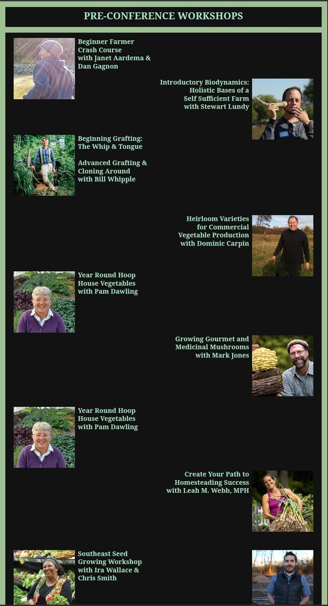 dcarpinifarm's tweet photo. VABF Pre-Conference Workshop featuring yours truly and many others Jan. 5-8, 2023 #vabf #agriculture #agricoltura #workshop #conference #hotelroanoke #learning #farming #farminglife #farminglifestyle  #mushrooms #knowledge #knowledgeispower #dellicarpinifarm https://t.co/1fpkfgSv6a